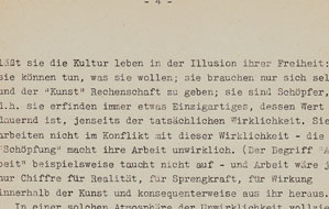 Walter Stach, Über Probleme der Ausbildung