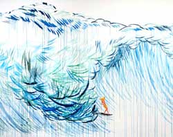 Raymond Pettibon, Plots Laid Thick, Ausschnitt. 2002