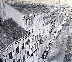 Grundsteingasse. Für ‚Michi‘