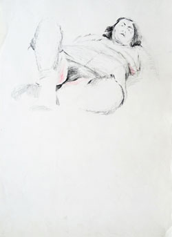 Walter Stach: Vorstudie zu "Lotte". 1969