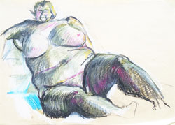 Walter Stach: Vorstudie zu "Lotte". 1969