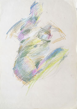 Walter Stach: Vorstudie zu "Lotte". 1969