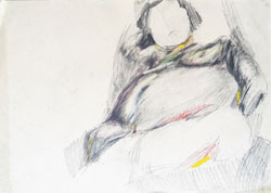 Walter Stach: Vorstudie zu "Lotte". 1969