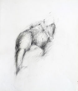 Walter Stach: Vorstudie zu "Lotte". 1969