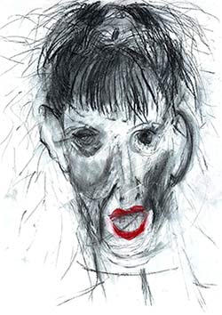 Walter Stach: Porträt Maria J., 2014