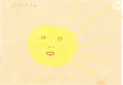 Walter Stach, Sonne, 1954.