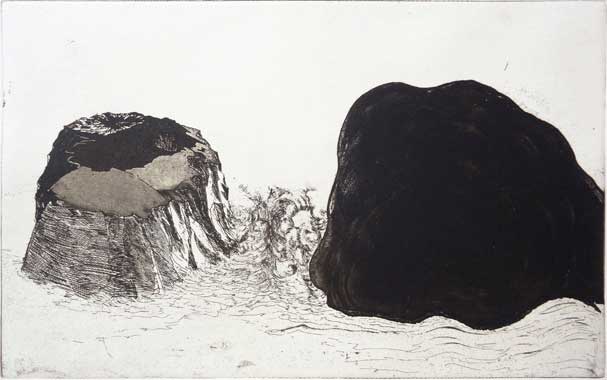 Walter Stach, Die Symplegaden. Um 1985