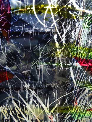 Walter Stach: für Jochen. 2016. Überarbeitetes Röntgenbild. Detail