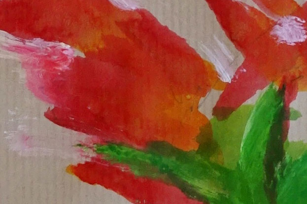 Walter Stach. Kaktusblume. 2016. Detail