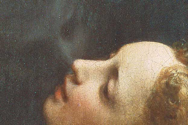 Correggio, Jupiter und Io, Ausschnitt