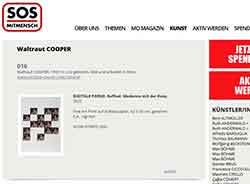 Waltraud Cooper: Digitale Poesie. Raffael. Madonna mit der Rose. 2022. In: SOS Mitmensch, Katalog 22. Benefiz-Kunstauktion 2022, S. 6