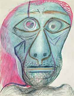 Walter Stach: Picasso. Selbstportrait 1973