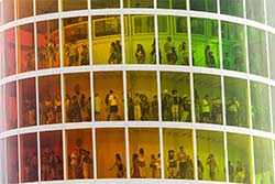 Die Installation «Spectra» von Newsubstance auf dem Gelände des Coachella Festivals. Aude Guerrucci / X07502