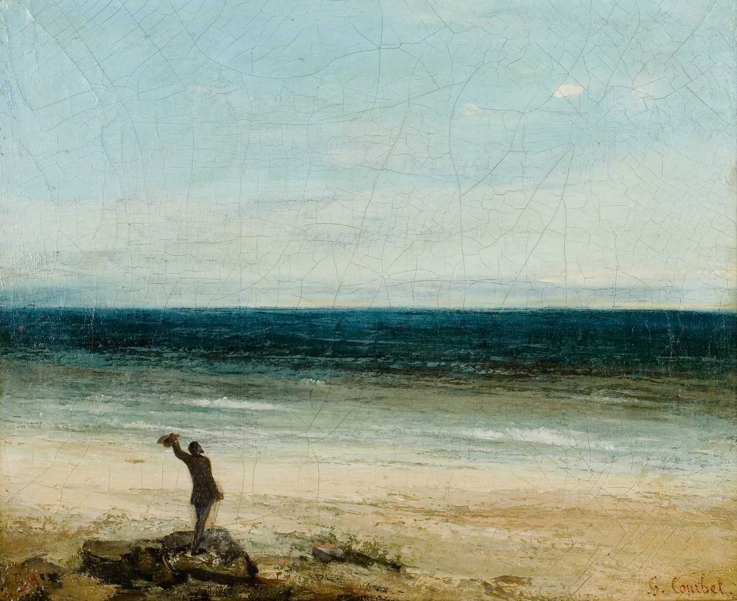 Gustave Courbet, Die Woge. 1869