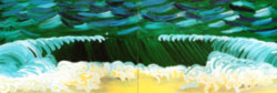David Hockney, Grüne Flut. 1989