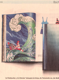 Lukas Friesenbichler: Foto-Montage. In: Gregor Auenhammer: Bildbände "Surfing" und "Haie": Die perfekte Welle. In: DER STANDARD, 30.08.2016