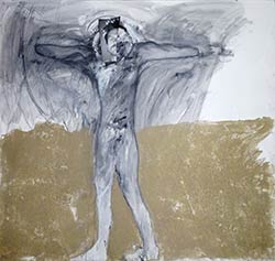 Walter Stach: Großes Selbstporträt, undatiert (um 1985)