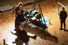 Die „Säule der Schande“ wurde bereits 1997 aufgestellt. AP/The Initium Media/Lam Chun Tung