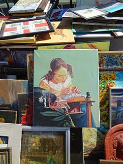 Unknown painter
Photos: Walter Stach
Vienna, Flohmarkt-Naschmarkt 
22-04-23