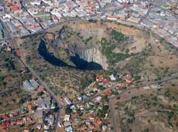 Kimberley_mine. Südafrika.