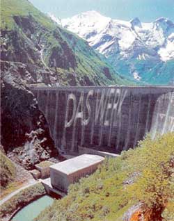 Walter Stach: DAS WERK Kaprun. Visualisierung der Installation. 2005