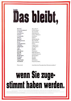 Walter Stach: Das bleibt, wenn Sie zugestimmt haben werden. 1994