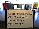 Walter Stach / Marcus Neustetter: The Dialogue Exhibition. 2017
