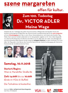 Victor Adler. 100. Todestag. Meine Wege